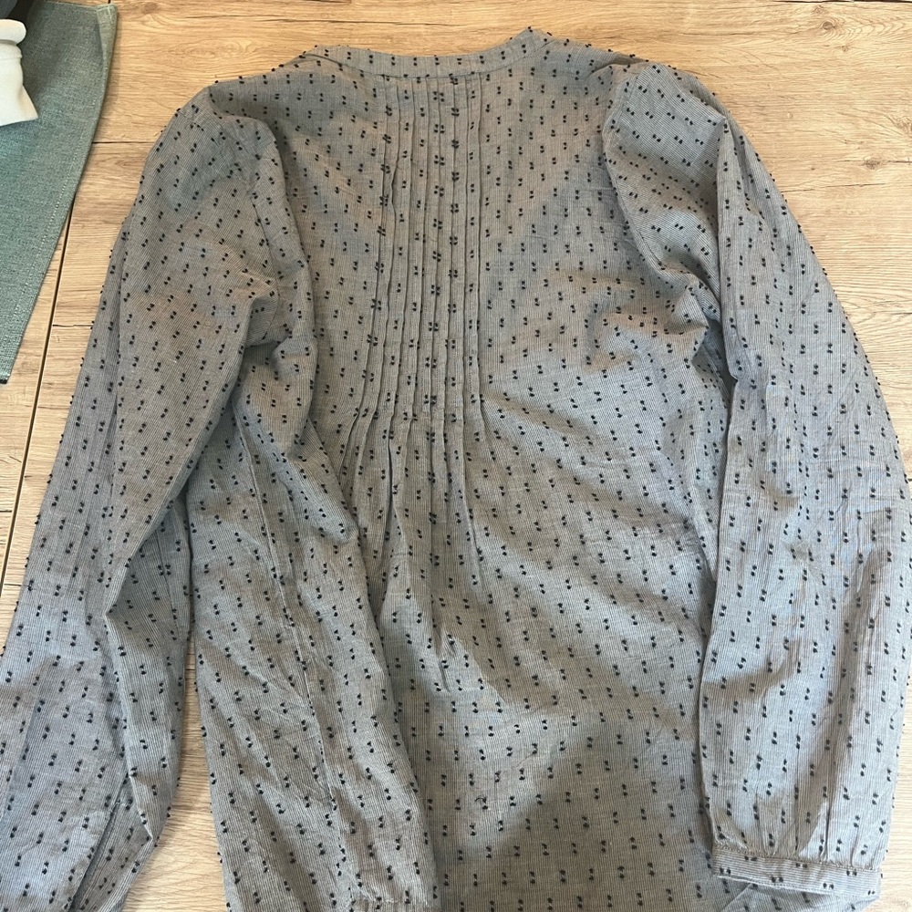 Roller Rabbit Light Blue Patterned Tunic Size Med… - image 7